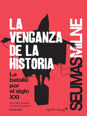 cover image of La venganza de la historia